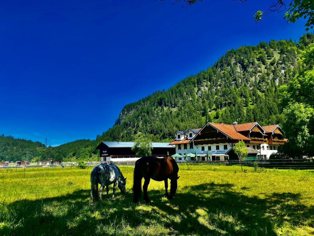 Gutshof Zum Schluxen Lägenhet Pinswang Exteriör bild